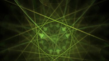 Fantezi kaotik renkli fraktal desen. Soyut Fraktal şekiller. 3D render resimde arka plan veya duvar kağıdı