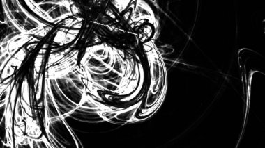 Fantezi kaotik renkli fraktal desen. Soyut Fraktal şekiller. 3D render resimde arka plan veya duvar kağıdı