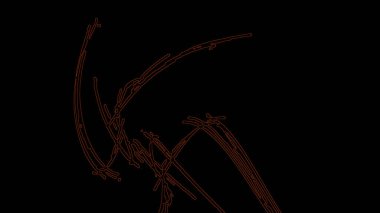 Fantezi kaotik renkli fraktal desen. Soyut Fraktal şekiller. 3D render resimde arka plan veya duvar kağıdı