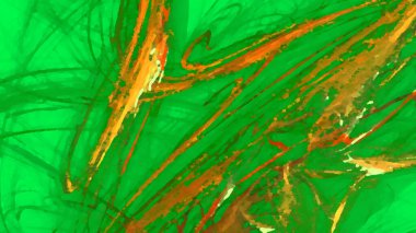 Fantezi kaotik renkli fraktal desen. Soyut Fraktal şekiller. 3D render resimde arka plan veya duvar kağıdı