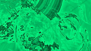 Fantezi kaotik renkli fraktal desen. Soyut Fraktal şekiller. 3D render resimde arka plan veya duvar kağıdı