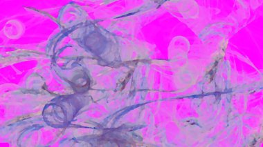 Fantezi kaotik renkli fraktal desen. Soyut Fraktal şekiller. 3D render resimde arka plan veya duvar kağıdı