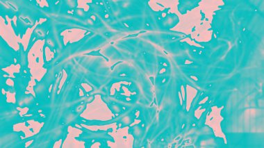 Fantezi kaotik renkli fraktal desen. Soyut Fraktal şekiller. 3D render resimde arka plan veya duvar kağıdı