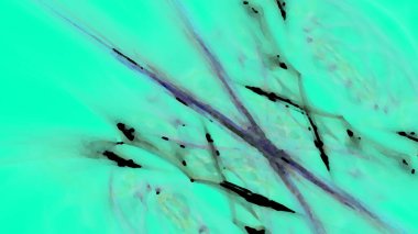 Fantezi kaotik renkli fraktal desen. Soyut Fraktal şekiller. 3D render resimde arka plan veya duvar kağıdı