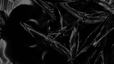 Fantezi kaotik renkli fraktal desen. Soyut Fraktal şekiller. 3D render resimde arka plan veya duvar kağıdı