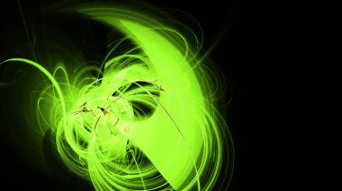 Fantezi kaotik renkli fraktal desen. Soyut Fraktal şekiller. 3D render resimde arka plan veya duvar kağıdı