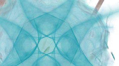 Fantezi kaotik renkli fraktal desen. Soyut Fraktal şekiller. 3D render resimde arka plan veya duvar kağıdı