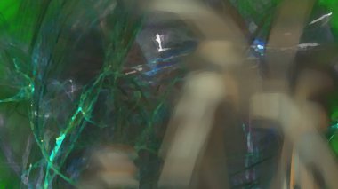 Fantezi kaotik renkli fraktal desen. Soyut Fraktal şekiller. 3D render resimde arka plan veya duvar kağıdı