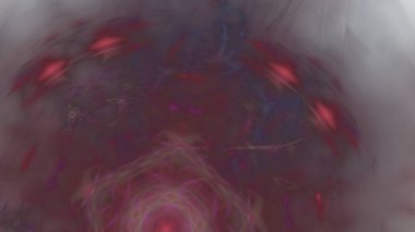 Fantezi kaotik renkli fraktal desen. Soyut Fraktal şekiller. 3D render resimde arka plan veya duvar kağıdı