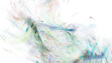 Fantezi kaotik renkli fraktal desen. Soyut Fraktal şekiller. 3D render resimde arka plan veya duvar kağıdı