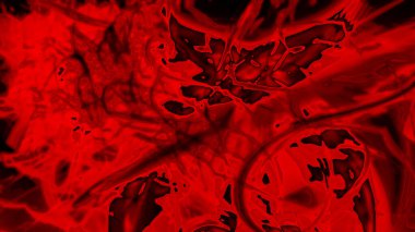 Fantezi kaotik renkli fraktal desen. Soyut Fraktal şekiller. 3D render resimde arka plan veya duvar kağıdı