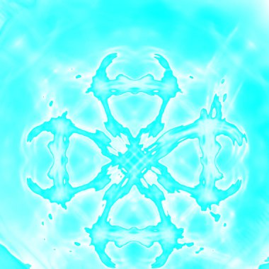 Fantezi kaotik renkli fraktal desen. Soyut Fraktal şekiller. 3D render resimde arka plan veya duvar kağıdı