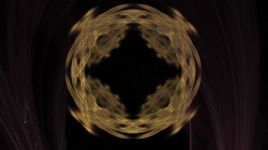 Fantezi kaotik renkli fraktal desen. Soyut Fraktal şekiller. 3D render resimde arka plan veya duvar kağıdı