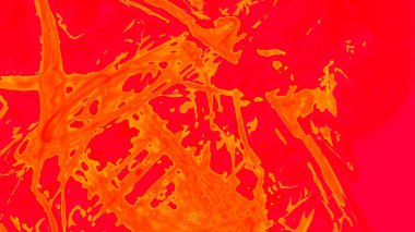 Fantezi kaotik renkli fraktal desen. Soyut Fraktal şekiller. 3D render resimde arka plan veya duvar kağıdı