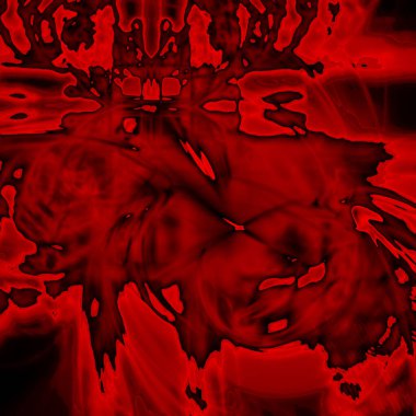 Fantezi kaotik renkli fraktal desen. Soyut Fraktal şekiller. 3D render resimde arka plan veya duvar kağıdı