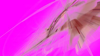 Fantezi kaotik renkli fraktal desen. Soyut Fraktal şekiller. 3D render resimde arka plan veya duvar kağıdı