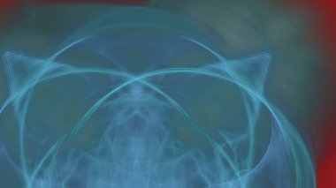 Fantezi kaotik renkli fraktal desen. Soyut Fraktal şekiller. 3D render resimde arka plan veya duvar kağıdı