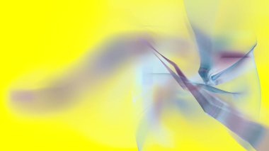 Fantezi kaotik renkli fraktal desen. Soyut Fraktal şekiller. 3D render resimde arka plan veya duvar kağıdı