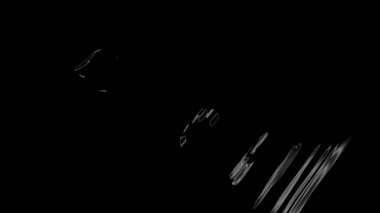 Fantezi kaotik renkli fraktal desen. Soyut Fraktal şekiller. 3D render resimde arka plan veya duvar kağıdı