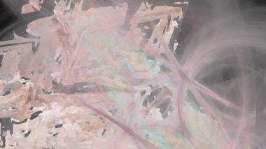 Fantezi kaotik renkli fraktal desen. Soyut Fraktal şekiller. 3D render resimde arka plan veya duvar kağıdı