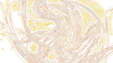 Fantezi kaotik renkli fraktal desen. Soyut Fraktal şekiller. 3D render resimde arka plan veya duvar kağıdı