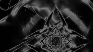 Fantezi kaotik renkli fraktal desen. Soyut Fraktal şekiller. 3D render resimde arka plan veya duvar kağıdı