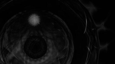 Fantezi kaotik renkli fraktal desen. Soyut Fraktal şekiller. 3D render resimde arka plan veya duvar kağıdı