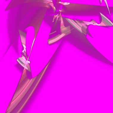 Fantezi kaotik renkli fraktal desen. Soyut Fraktal şekiller. 3D render resimde arka plan veya duvar kağıdı