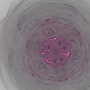 Fantezi kaotik renkli fraktal desen. Soyut Fraktal şekiller. 3D render resimde arka plan veya duvar kağıdı