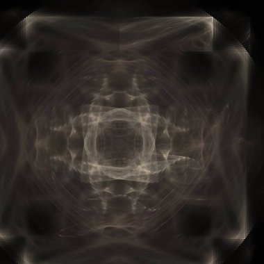 Fantezi kaotik renkli fraktal desen. Soyut Fraktal şekiller. 3D render resimde arka plan veya duvar kağıdı