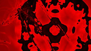 Fantezi kaotik renkli fraktal desen. Soyut Fraktal şekiller. 3D render resimde arka plan veya duvar kağıdı