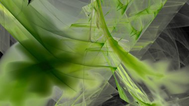 Fantezi kaotik renkli fraktal desen. Soyut Fraktal şekiller. 3D render resimde arka plan veya duvar kağıdı