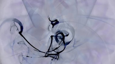 Fantezi kaotik renkli fraktal desen. Soyut Fraktal şekiller. 3D render resimde arka plan veya duvar kağıdı