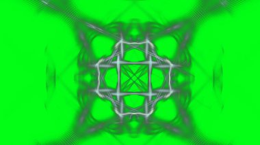 Fantezi kaotik renkli fraktal desen. Soyut Fraktal şekiller. 3D render resimde arka plan veya duvar kağıdı