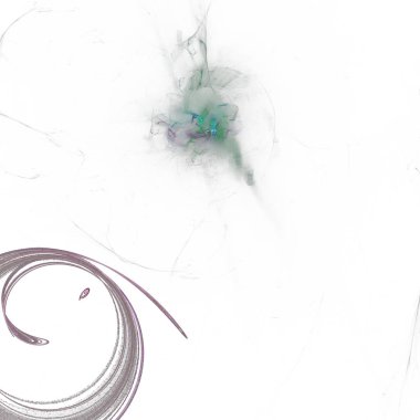 Fantezi kaotik renkli fraktal desen. Soyut Fraktal şekiller. 3D render resimde arka plan veya duvar kağıdı