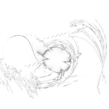 Fantezi kaotik renkli fraktal desen. Soyut Fraktal şekiller. 3D render resimde arka plan veya duvar kağıdı