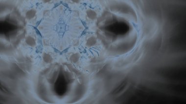 Fantezi kaotik renkli fraktal desen. Soyut Fraktal şekiller. 3D render resimde arka plan veya duvar kağıdı