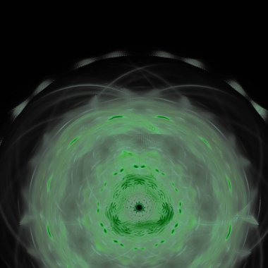 Fantezi kaotik renkli fraktal desen. Soyut Fraktal şekiller. 3D render resimde arka plan veya duvar kağıdı