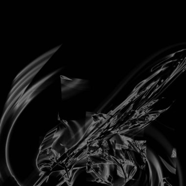 Fantezi kaotik renkli fraktal desen. Soyut Fraktal şekiller. 3D render resimde arka plan veya duvar kağıdı