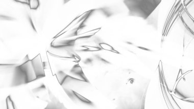 Fantezi kaotik renkli fraktal desen. Soyut Fraktal şekiller. 3D render resimde arka plan veya duvar kağıdı