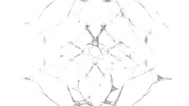 Fantezi kaotik renkli fraktal desen. Soyut Fraktal şekiller. 3D render resimde arka plan veya duvar kağıdı