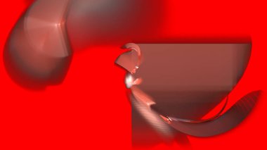 Fantezi kaotik renkli fraktal desen. Soyut Fraktal şekiller. 3D render resimde arka plan veya duvar kağıdı