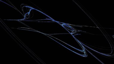 Fantezi kaotik renkli fraktal desen. Soyut Fraktal şekiller. 3D render resimde arka plan veya duvar kağıdı