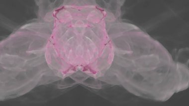 Fantezi kaotik renkli fraktal desen. Soyut Fraktal şekiller. 3D render resimde arka plan veya duvar kağıdı