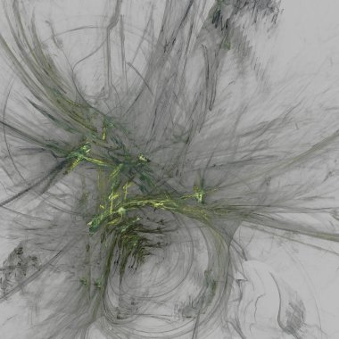 Fantezi kaotik renkli fraktal desen. Soyut Fraktal şekiller. 3D render resimde arka plan veya duvar kağıdı