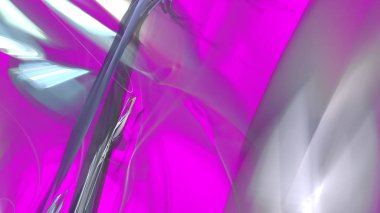 Fantezi kaotik renkli fraktal desen. Soyut Fraktal şekiller. 3D render resimde arka plan veya duvar kağıdı