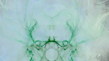 Fantezi kaotik renkli fraktal desen. Soyut Fraktal şekiller. 3D render resimde arka plan veya duvar kağıdı