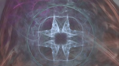 Fantezi kaotik renkli fraktal desen. Soyut Fraktal şekiller. 3D render resimde arka plan veya duvar kağıdı