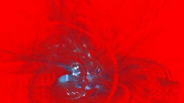 Fantezi kaotik renkli fraktal desen. Soyut Fraktal şekiller. 3D render resimde arka plan veya duvar kağıdı