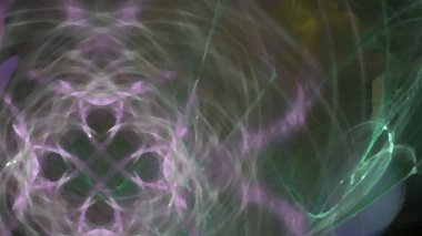 Fantezi kaotik renkli fraktal desen. Soyut Fraktal şekiller. 3D render resimde arka plan veya duvar kağıdı